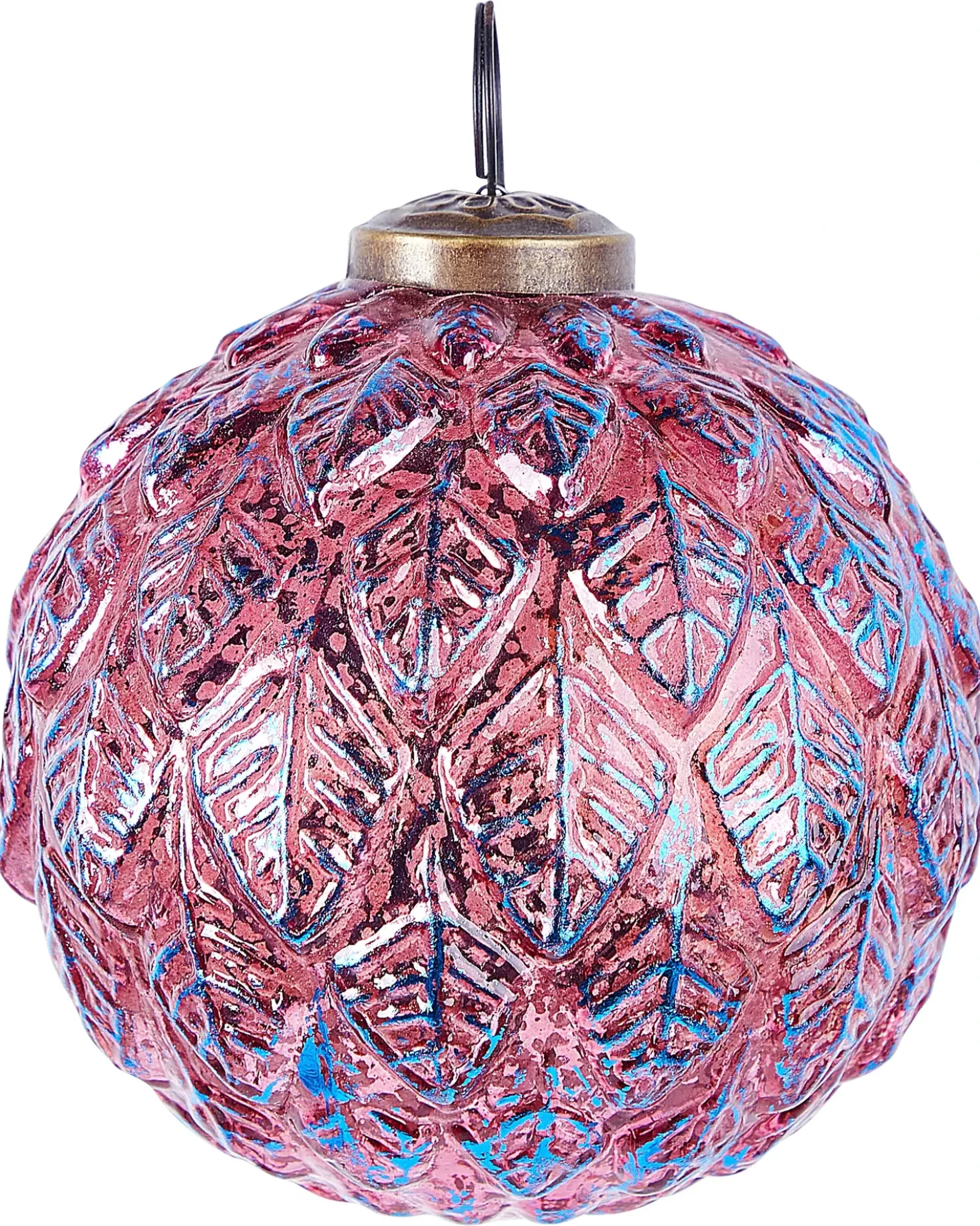 Set di 6 palline decorative ASTRAL Vetro Rosa