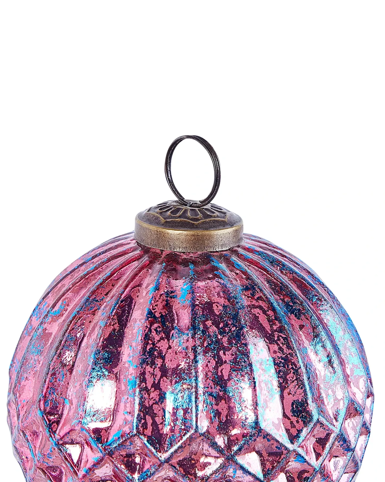 Set di 6 palline decorative ASTRAL Vetro Rosa