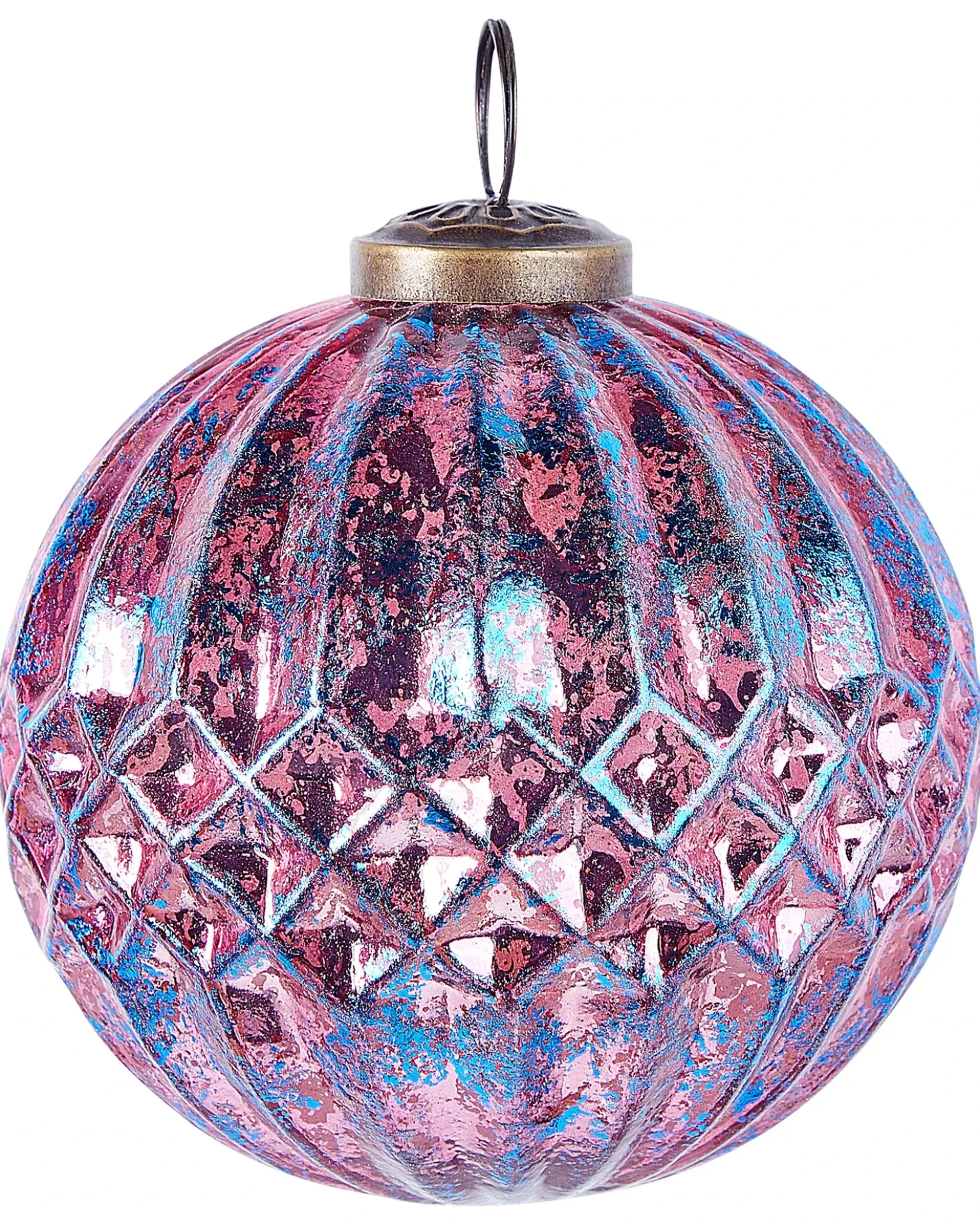 Set di 6 palline decorative ASTRAL Vetro Rosa