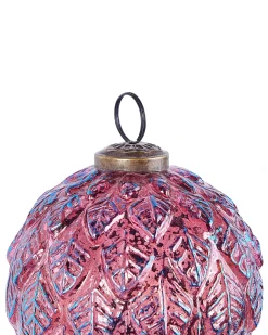 Set di 6 palline decorative ASTRAL Vetro Rosa