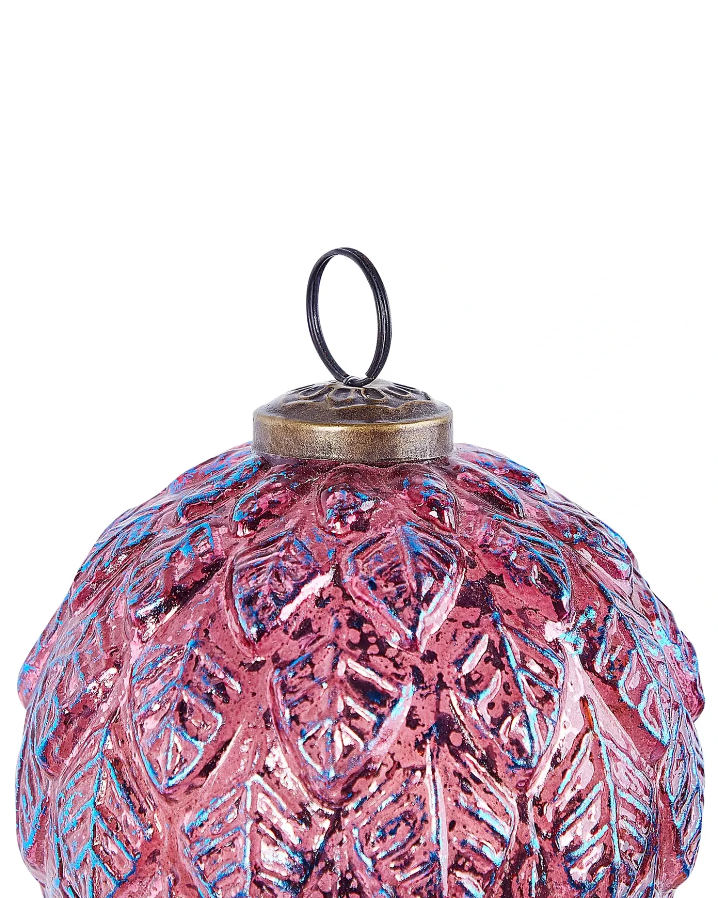 Set di 6 palline decorative ASTRAL Vetro Rosa