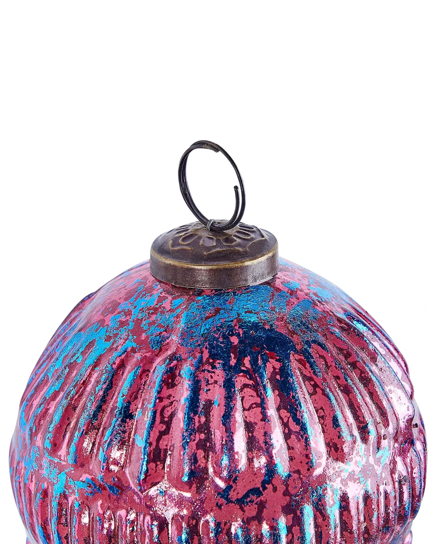 Set di 6 palline decorative ASTRAL Vetro Rosa