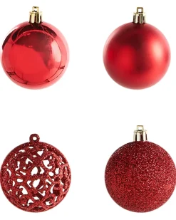 Set di 100 palline decorative VANERN Rosso
