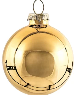 Set di 70 palline decorative FLICKER Vetro Oro