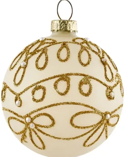 Set di 70 palline decorative FLICKER Vetro Oro