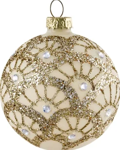 Set di 70 palline decorative FLICKER Vetro Oro
