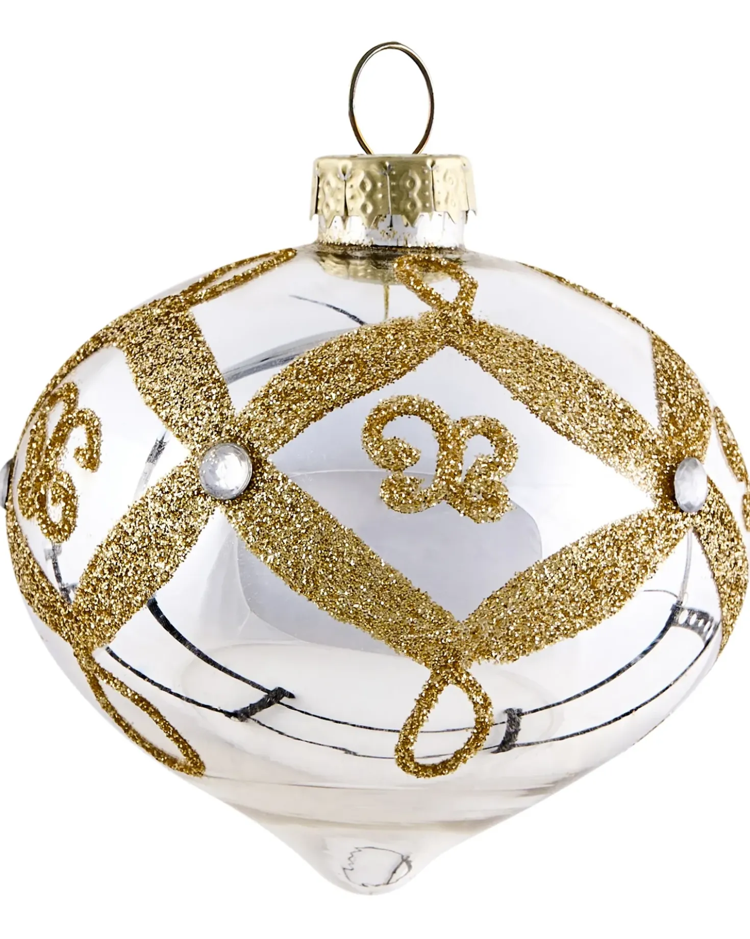 Set di 70 palline decorative FLICKER Vetro Oro