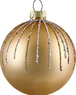 Set di 70 palline decorative FLICKER Vetro Oro