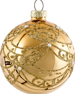 Set di 70 palline decorative FLICKER Vetro Oro