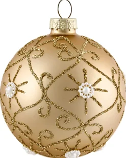 Set di 70 palline decorative FLICKER Vetro Oro