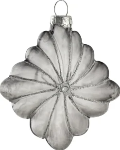 Set di 35 palline decorative FROSTFALL Vetro Grigio
