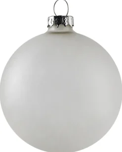 Set di 35 palline decorative FROSTFALL Vetro Grigio