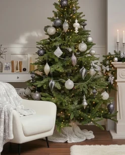 Set di 35 palline decorative FROSTFALL Vetro Grigio