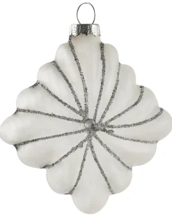 Set di 35 palline decorative FROSTFALL Vetro Grigio