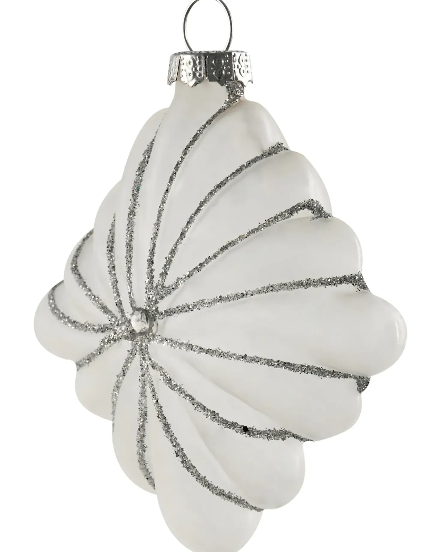 Set di 35 palline decorative FROSTFALL Vetro Grigio