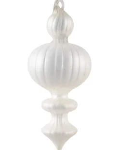 Set di 35 palline decorative FROSTFALL Vetro Grigio