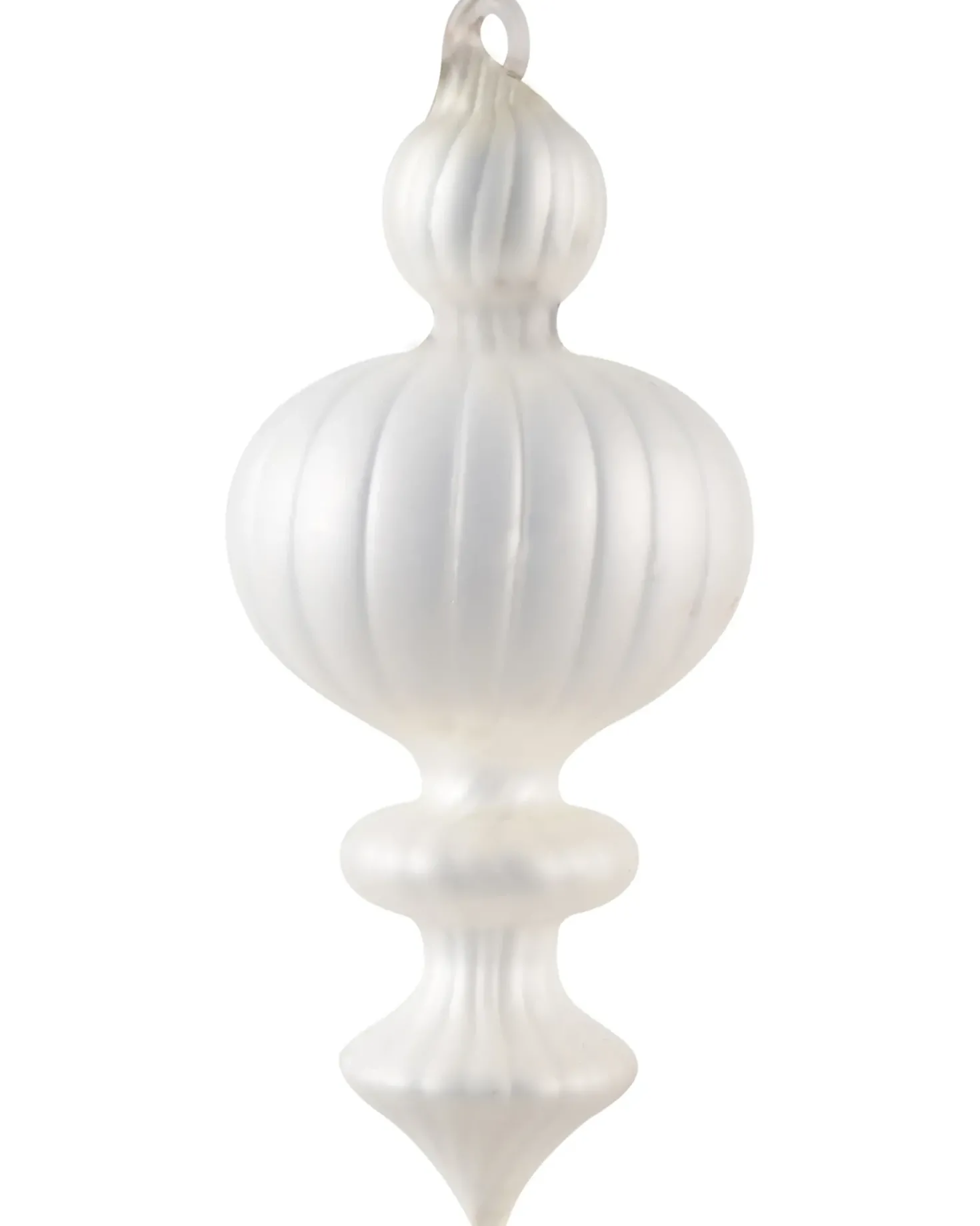 Set di 35 palline decorative FROSTFALL Vetro Grigio