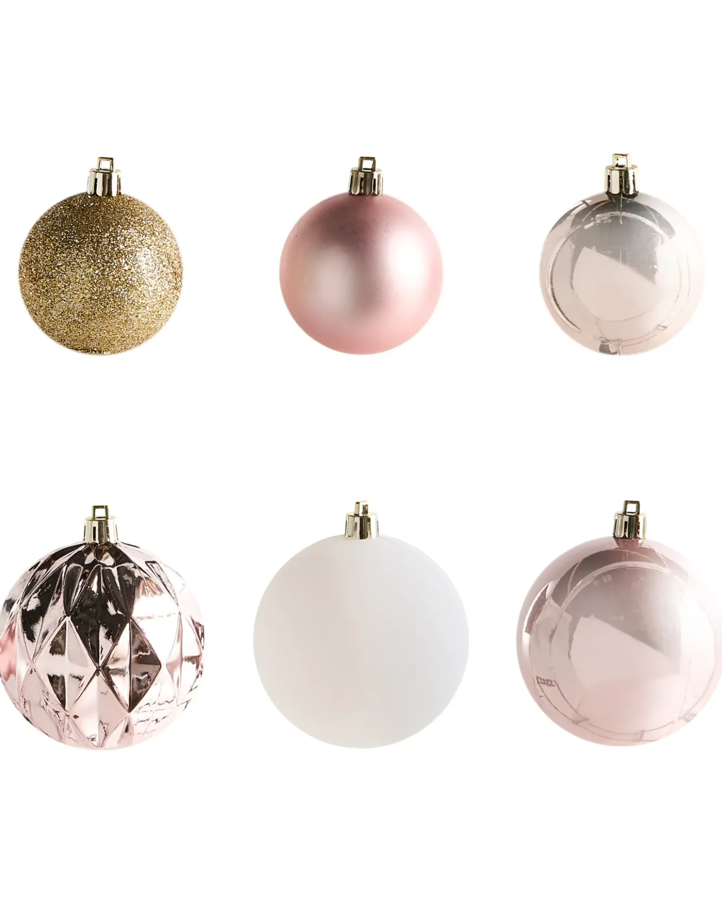 Set di 114 palline decorative GJENDE Rosa