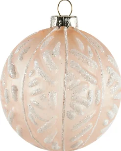 Set di 24 palline decorative WINTERLIGHT Vetro Oro rosa
