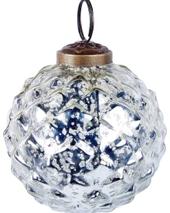 Set di 6 palline decorative ARGENTIN Vetro Argento