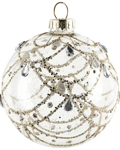 Set di 35 palline decorative ICEDROP Vetro Blu/Oro