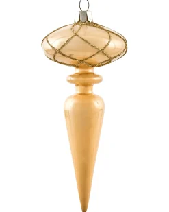 Set di 35 palline decorative BLING Vetro Oro