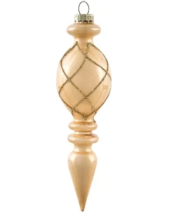 Set di 35 palline decorative BLING Vetro Oro