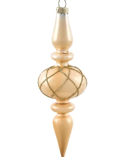 Set di 35 palline decorative BLING Vetro Oro