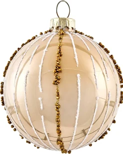 Set di 35 palline decorative BLING Vetro Oro