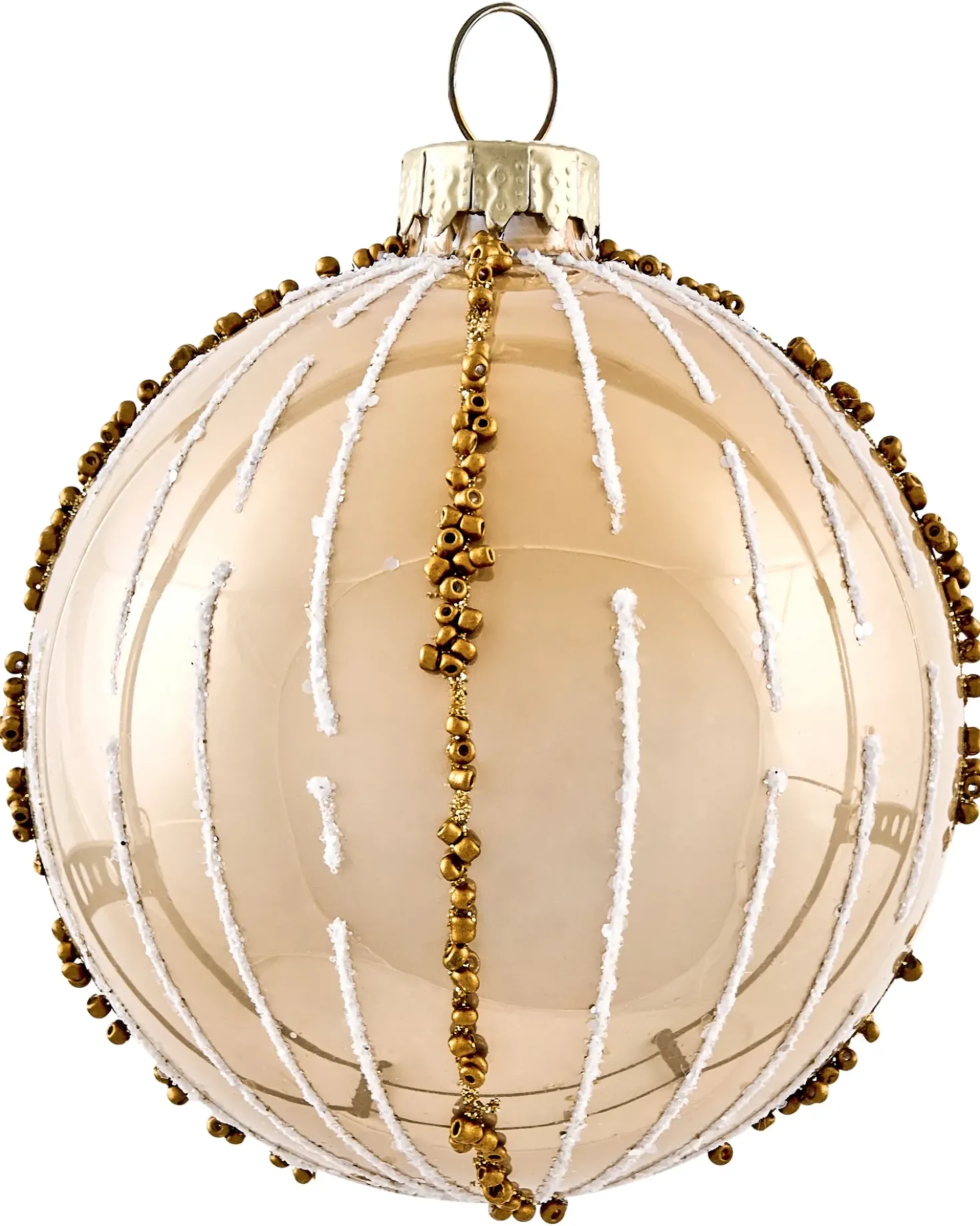 Set di 35 palline decorative BLING Vetro Oro