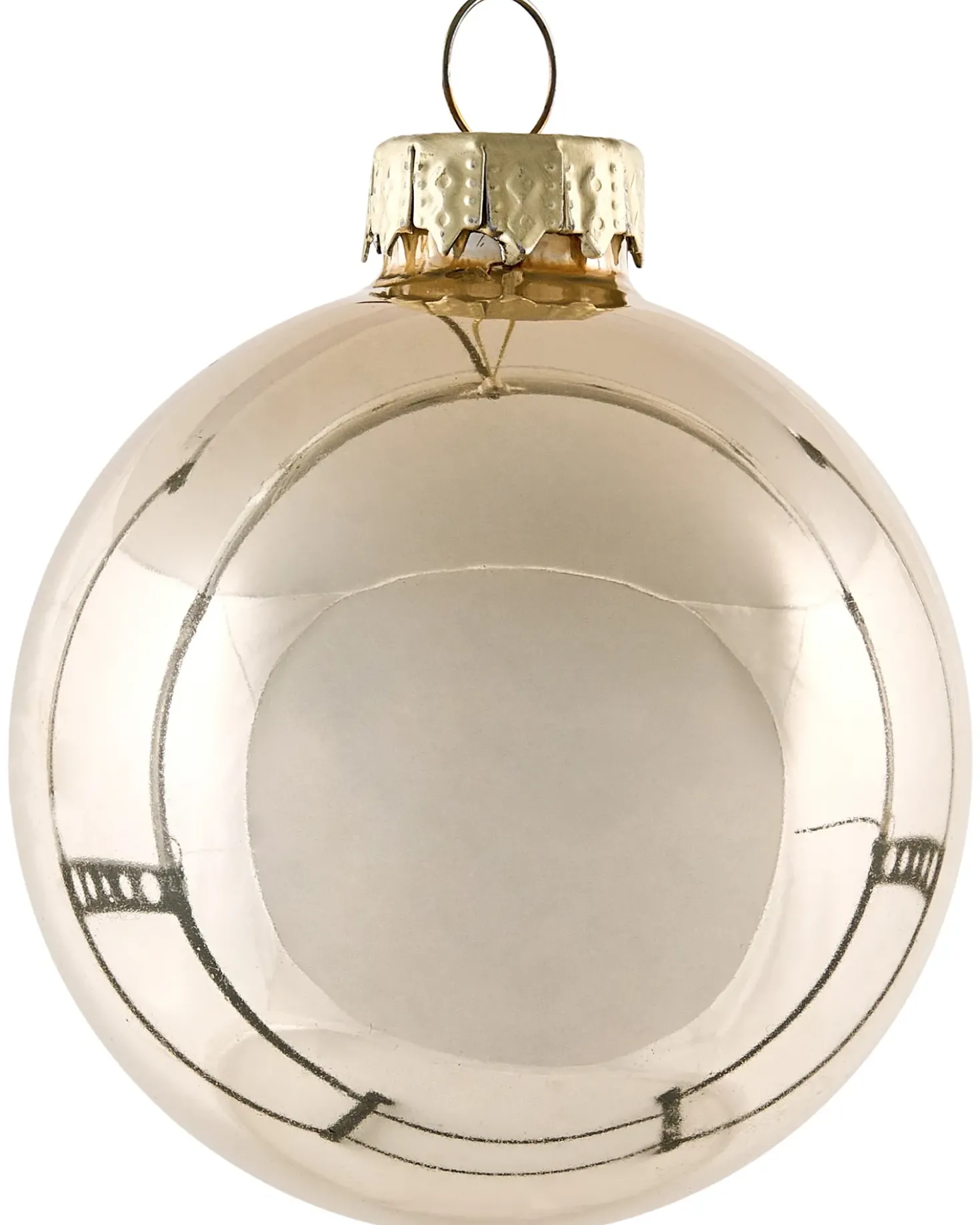 Set di 35 palline decorative BLING Vetro Oro