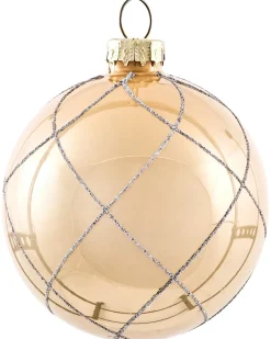 Set di 35 palline decorative BLING Vetro Oro