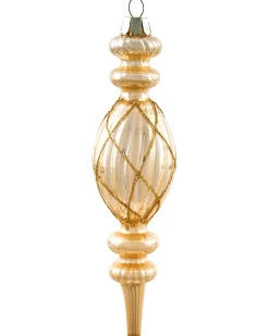 Set di 35 palline decorative BLING Vetro Oro