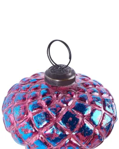 Set di 6 palline decorative ASTRALE Vetro Rosa