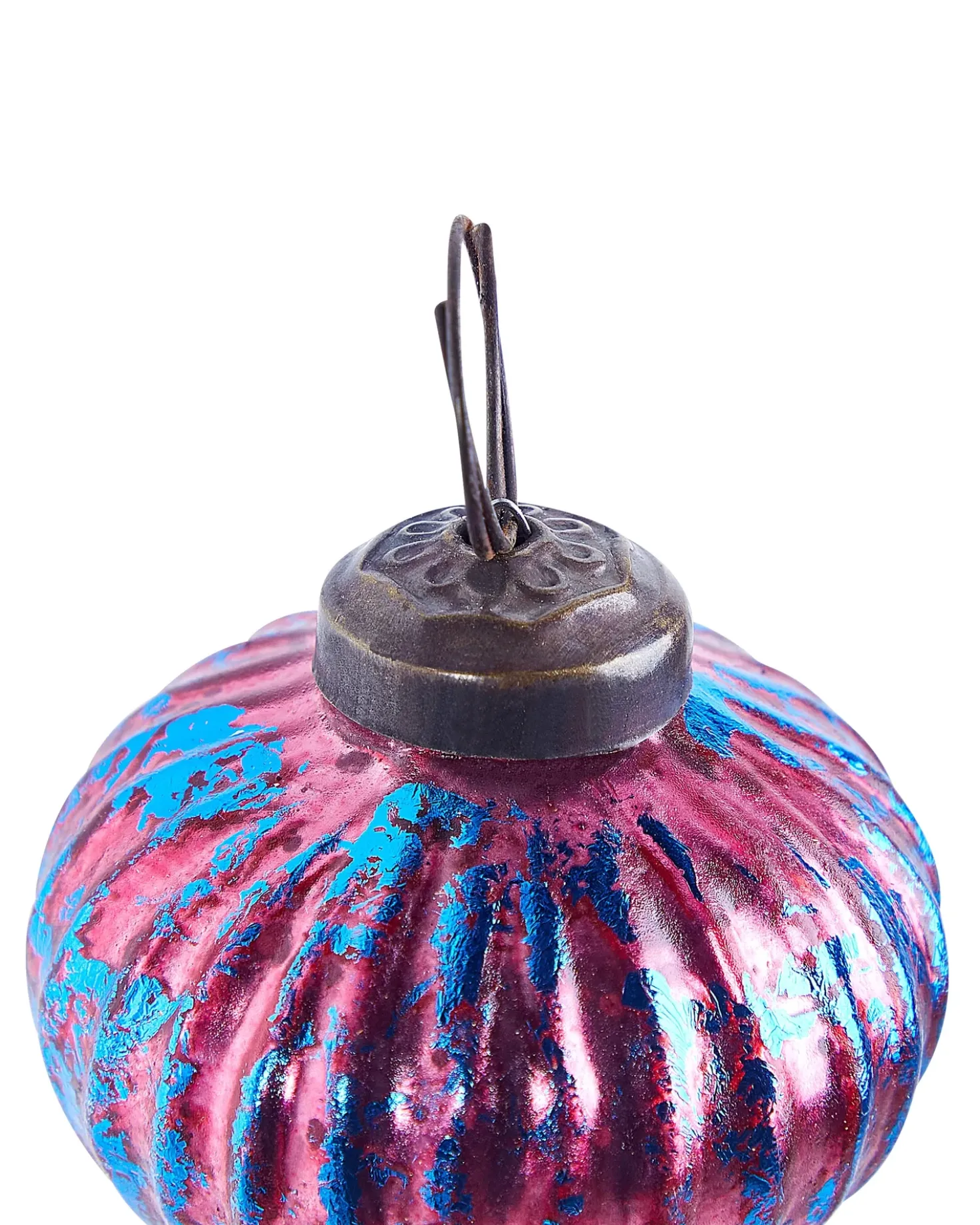 Set di 6 palline decorative ASTRALE Vetro Rosa