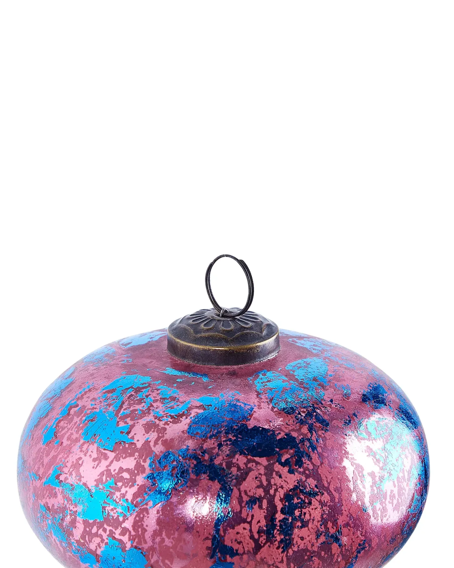 Set di 6 palline decorative ASTRALE Vetro Rosa