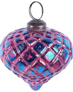Set di 6 palline decorative ASTRALE Vetro Rosa