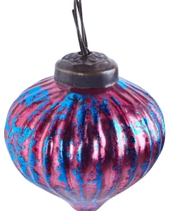 Set di 6 palline decorative ASTRALE Vetro Rosa