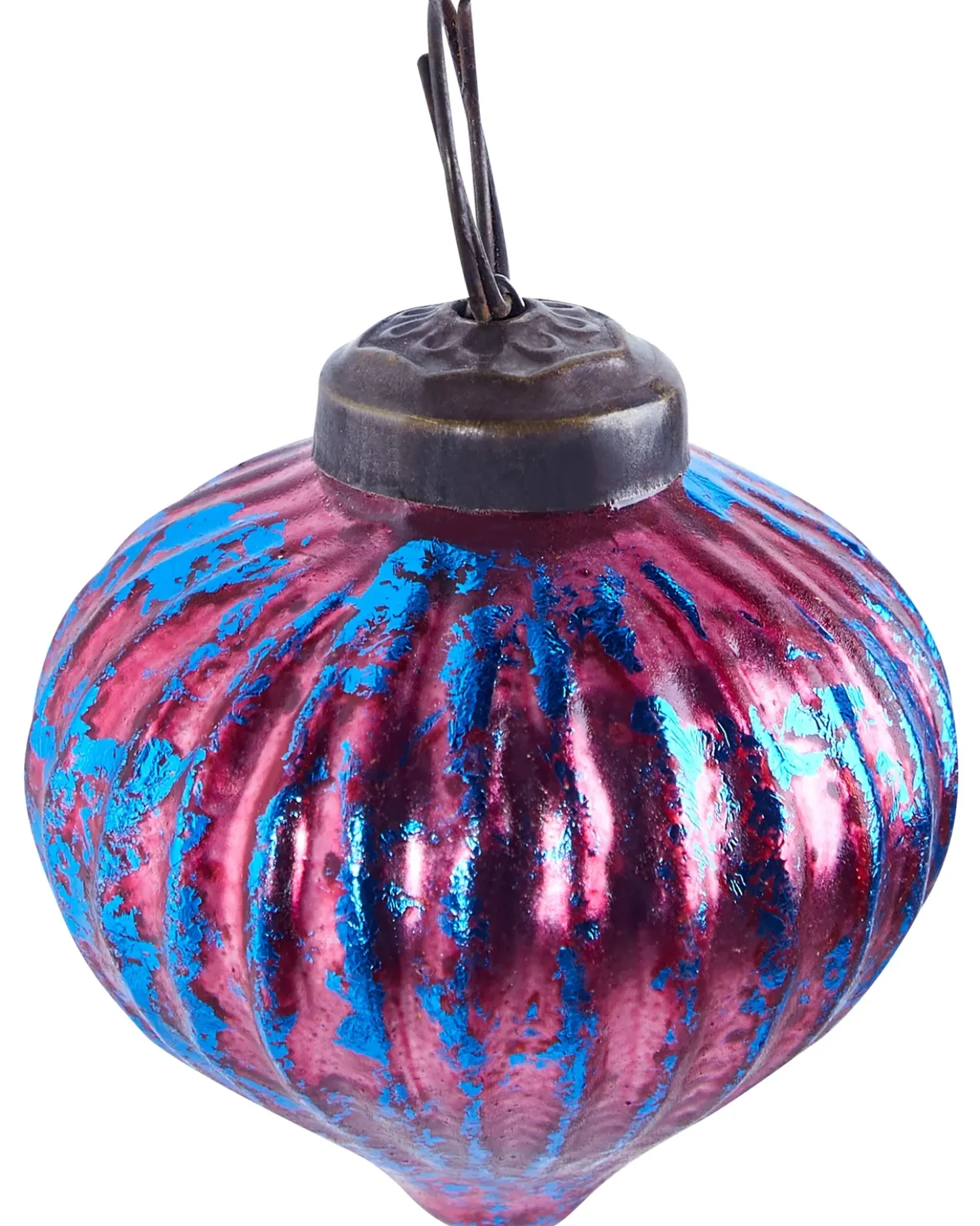 Set di 6 palline decorative ASTRALE Vetro Rosa