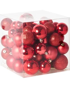 Set di 60 palline decorative TYIN Rosso