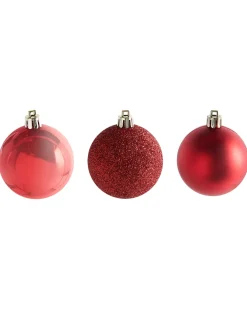 Set di 60 palline decorative TYIN Rosso