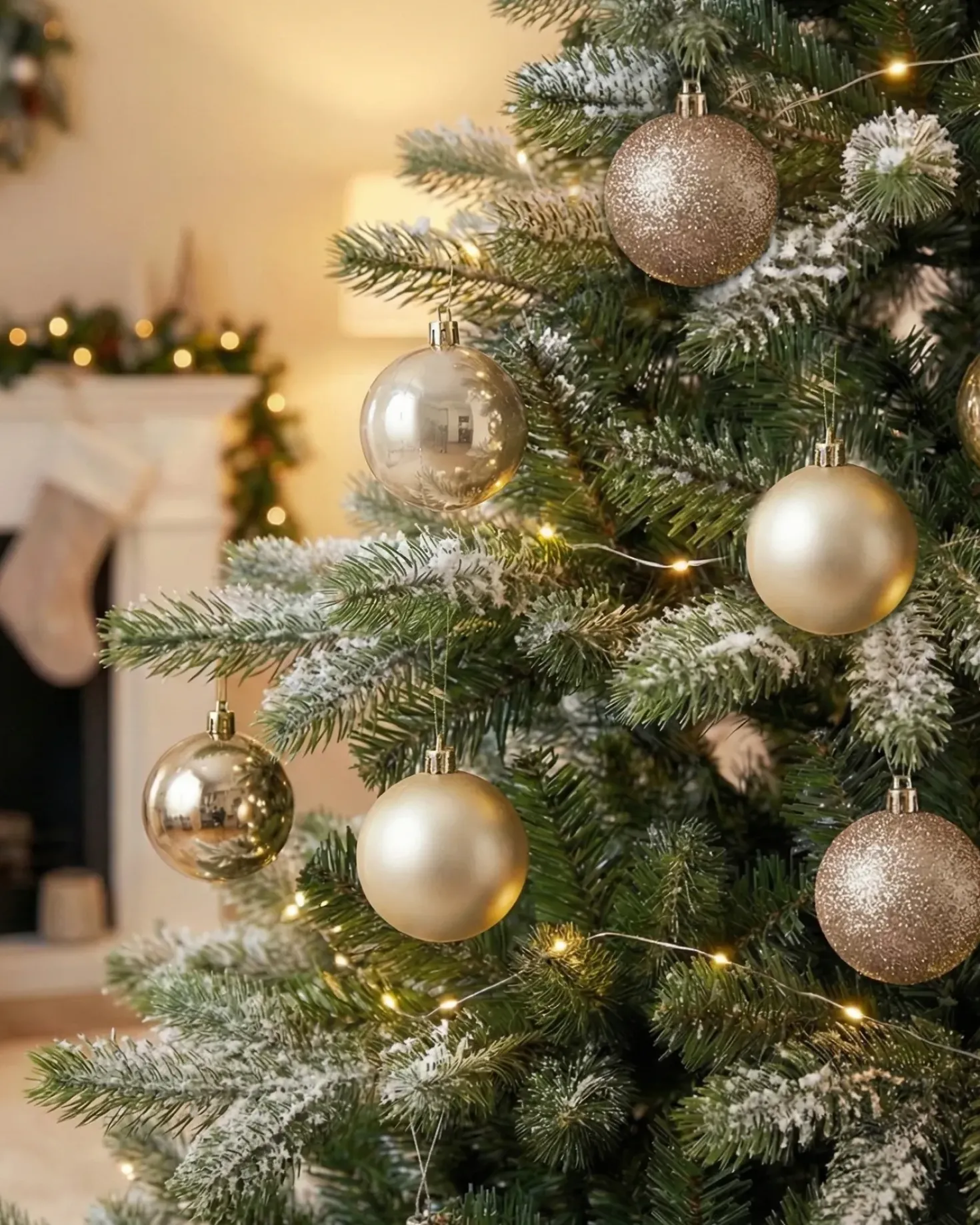 Set di 60 palline decorative TYIN Oro