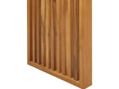 Set di 2 panche da giardino SULZANO 150 cm Legno d'acacia Marrone