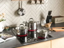 Set di 7 pentole PRIMECOOK Acciaio inox Argento