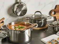 Set di 7 pentole PRIMECOOK Acciaio inox Argento