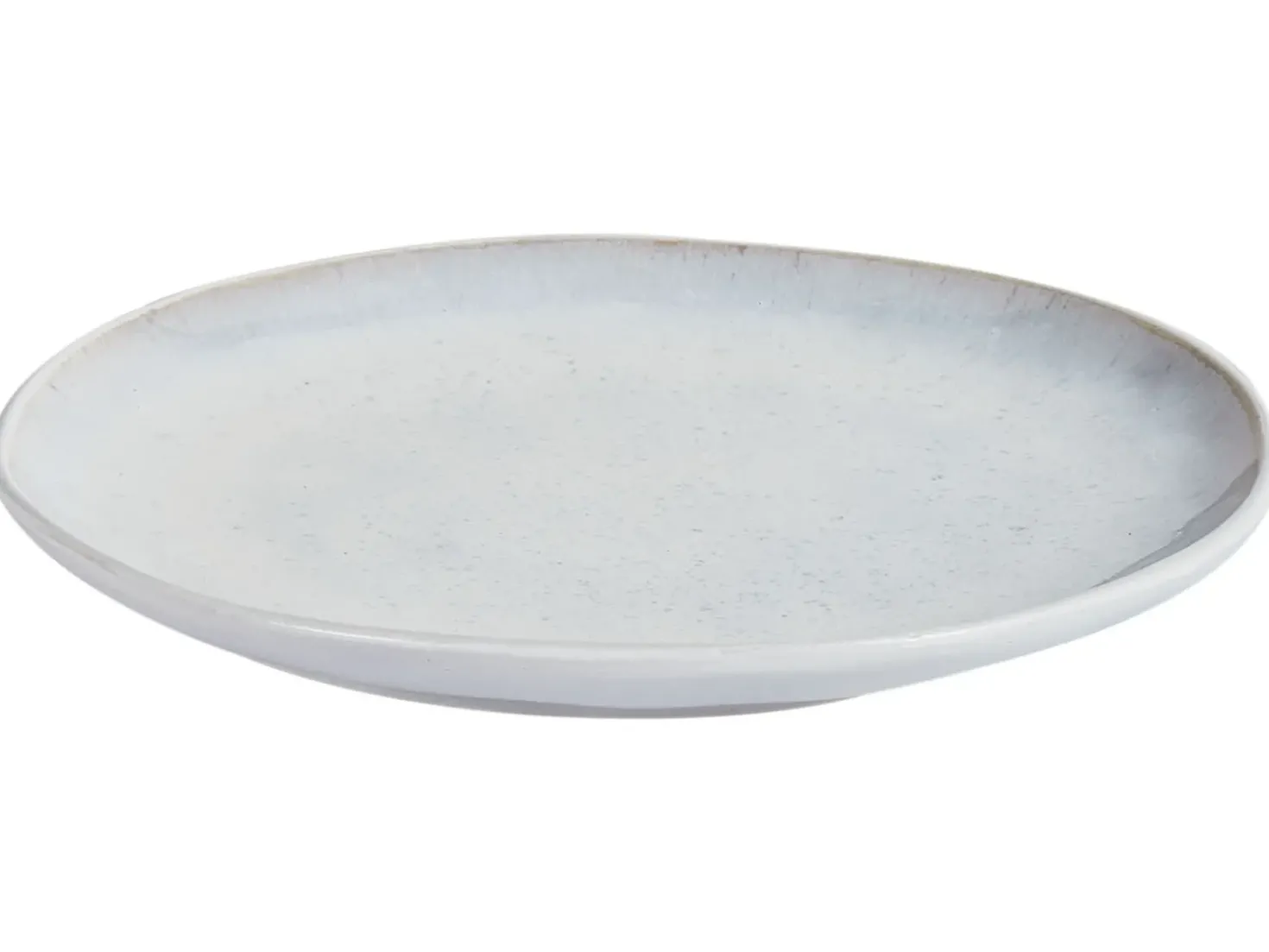 Set di 4 piatti da antipasto SESAME Gres porcellanato Grigio chiaro