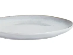 Set di 4 piatti da antipasto SESAME Gres porcellanato Grigio chiaro