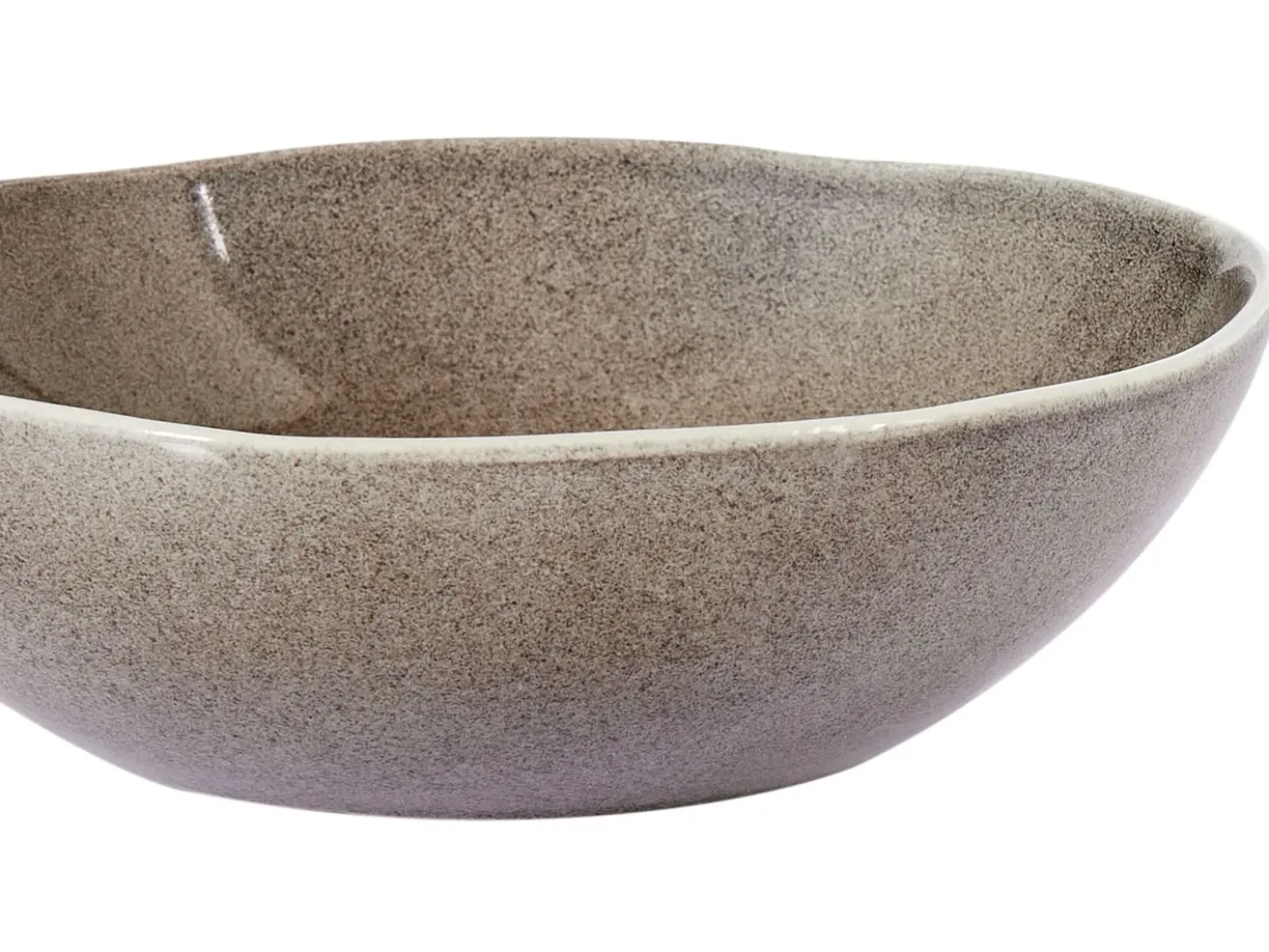 Set di 8 piatti fondi COSTMARY Gres porcellanato Grigio