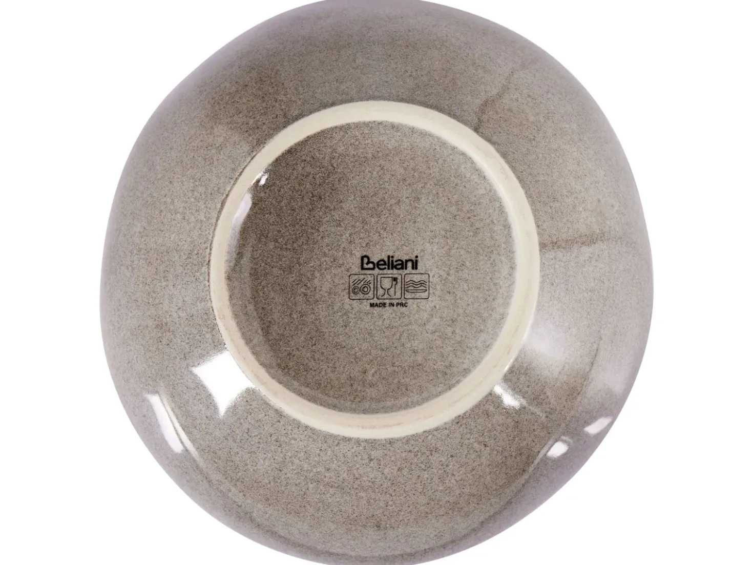 Set di 8 piatti fondi COSTMARY Gres porcellanato Grigio