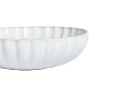 Set di 4 Piatti fondi NETTLE Gres porcellanato Bianco sporco